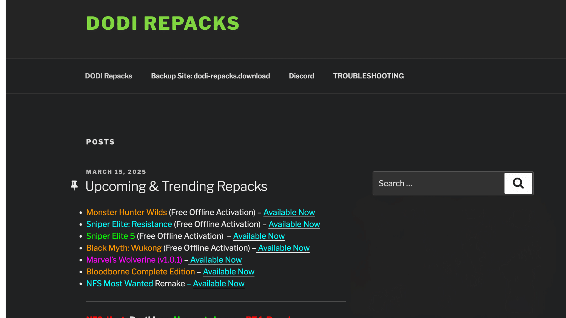 DODI Repacks (Alternative Lightweight Option)