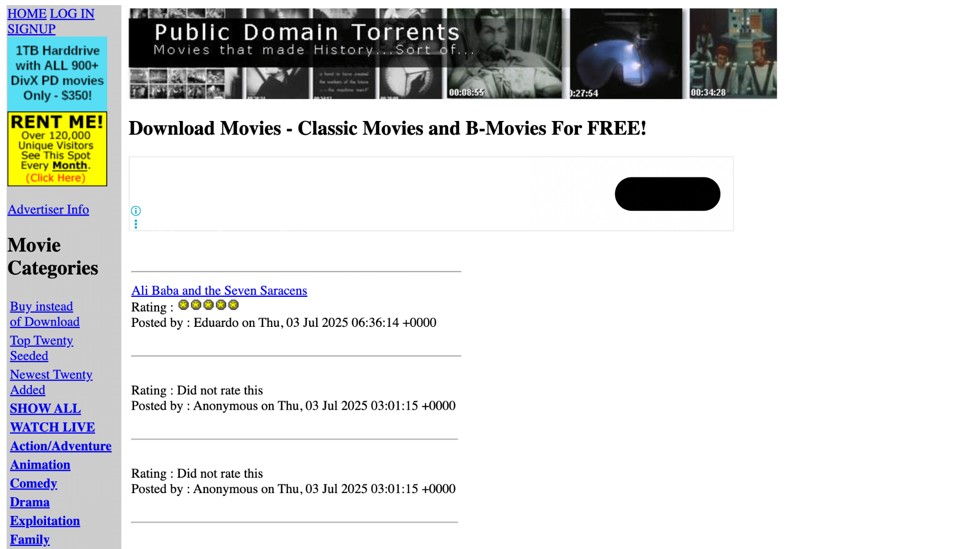Public Domain Torrents