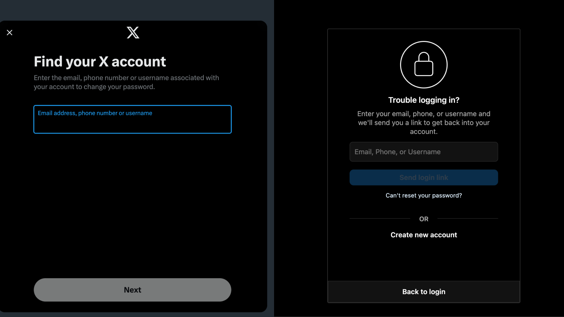 Try Password Recovery Pages